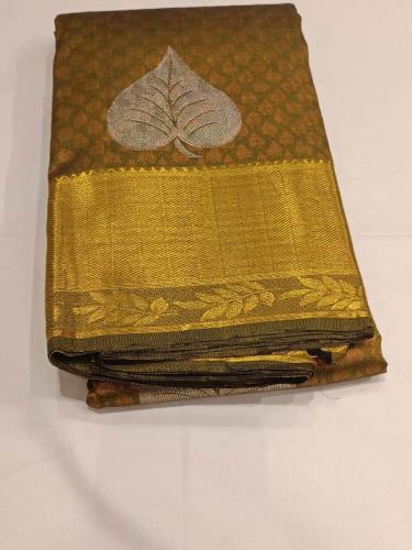 ARNI SILK HALF FINE ZARI SAREE WITH BLOUSE